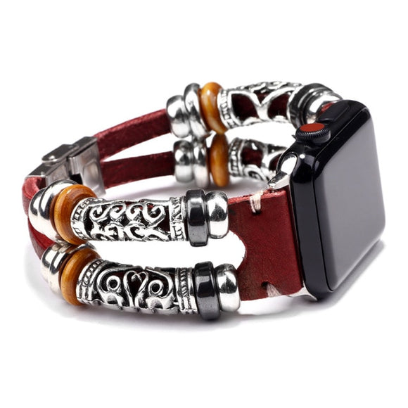 Bracelet en cuir handmade - 6 coloris