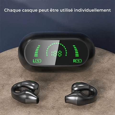 Ecouteurs sans fil Bluetooth à conduction osseuse