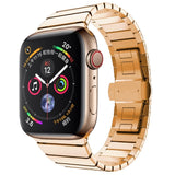 Bracelet de luxe en acier inoxydable pour apple watch
